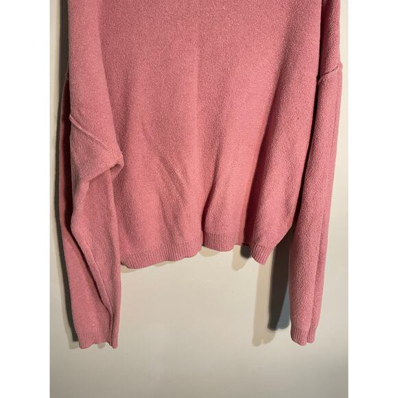 Free People Take Me Places Pink Pullover Sweater Size Medium - Picture 8 of 10
